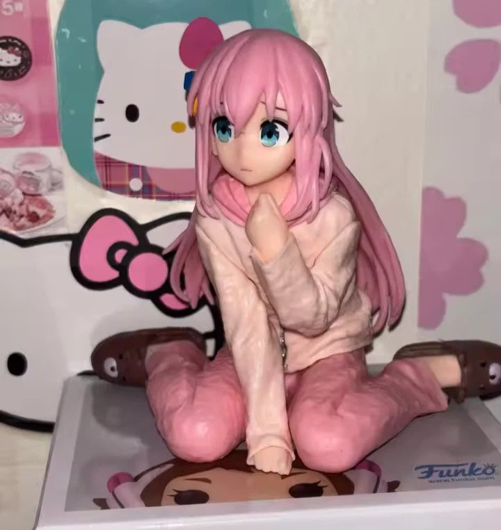 Hitori Gotoh Kneeling Bocchi the Rock! Anime Figure Model Statue PVC 4" [No Box]