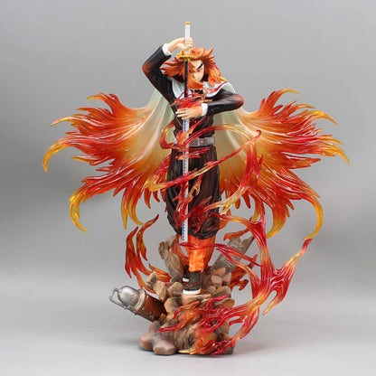 Kyojuro Flame Breathing Demon Slayer Collector-Grade Anime Figure PVC 11" [Boxed]
