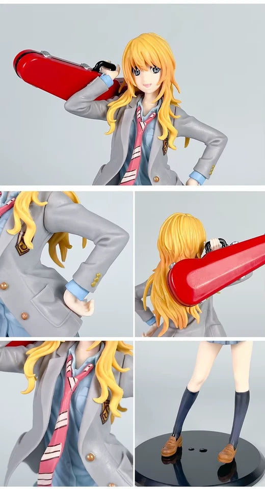 Kaori Miyazono Kawaii Your Lie in April Anime Figure Model Statue PVC 8" [Boxed]
