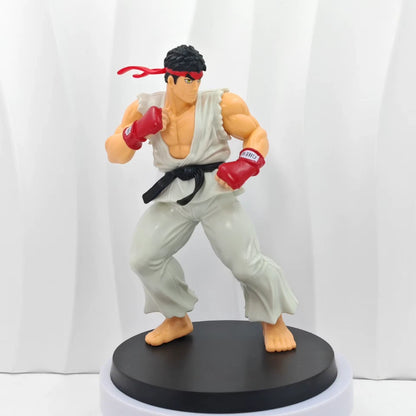 Ryu and Ken Street Fighter Classic Action Figure Model Statue PVC 4" [No Box]