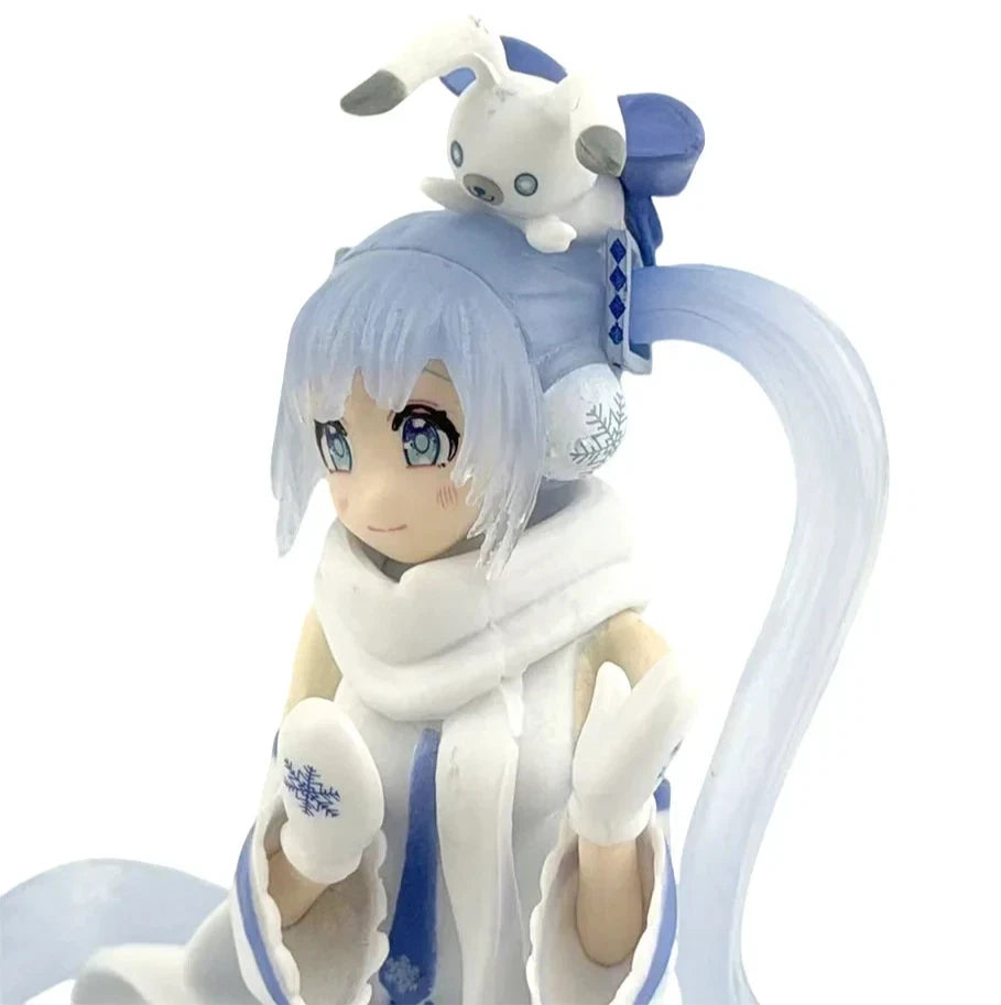 Hatsune Miku Snow Sky Town Ver Project DIVA Vocaloid Anime Figure PVC 5" [Box]