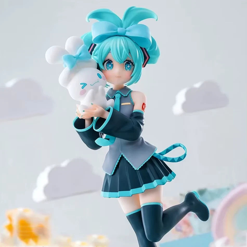 Hatsune Miku x Cinnamoroll Project DIVA Vocaloid Kawaii Figure PVC 7" [Boxed]