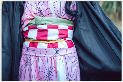 Nezuko Kamado Cosplay Demon Slayer Full Set: All items in picture are included