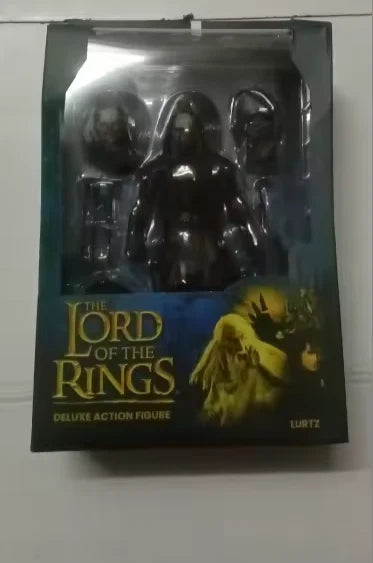 Lurtz Uruk-hai Captain The Lord of the Rings Adjustable Action Figure PVC 7" [Boxed]