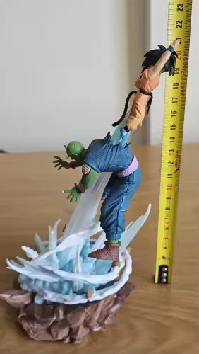 Goku vs Piccolo Dragon Ball Anime Figure Model Statue PVC 8" [No Box : Light-Up]