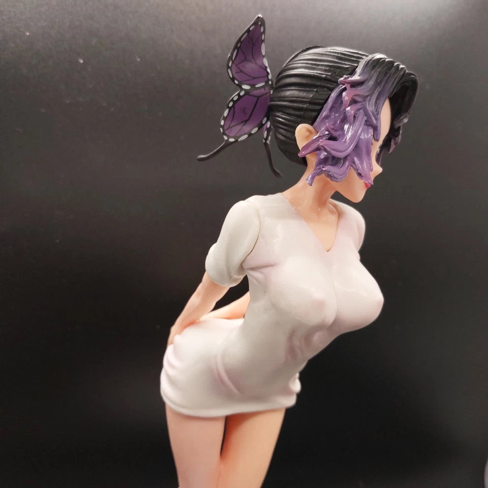 Shinobu Kocho Wet T-Shirt Demon Slayer Anime Figure PVC 9" [Adult Collectible]