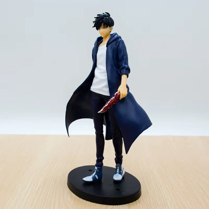 Sung Jin-woo Dual Daggers Solo Leveling Anime Figure Model Statue PVC 8" [Boxed]