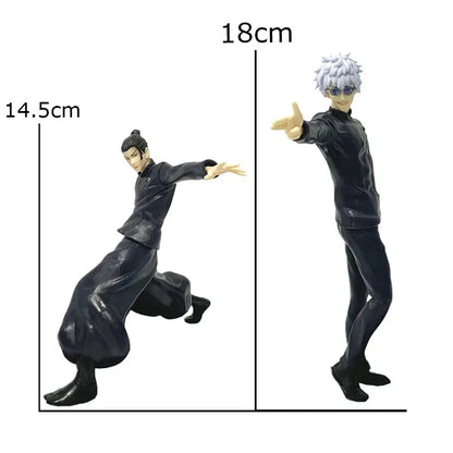 Suguru Geto & Satoru Gojo Jujutsu Kaisen Anime Figure Model Statue PVC 5 - 7" [Boxed]