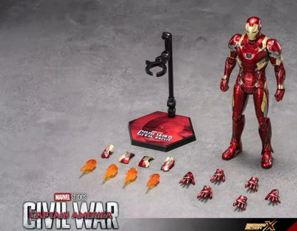 Iron Man Mark 46 Civil War Marvel Adjustable Limited Edition Figure PVC 6" [Boxed]
