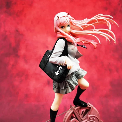 Zero Two School Uniform Darling in the Franxx Anime Figure Model PVC 11" [Boxed]