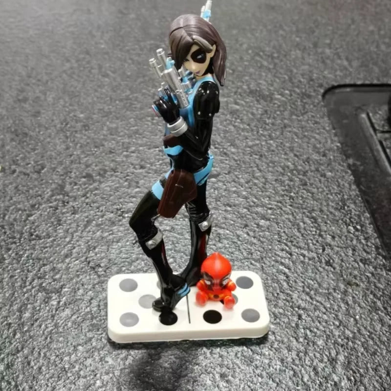 Domino Deadpool Marvel Collectible Top-Rated Figure PVC 8" [Boxed]