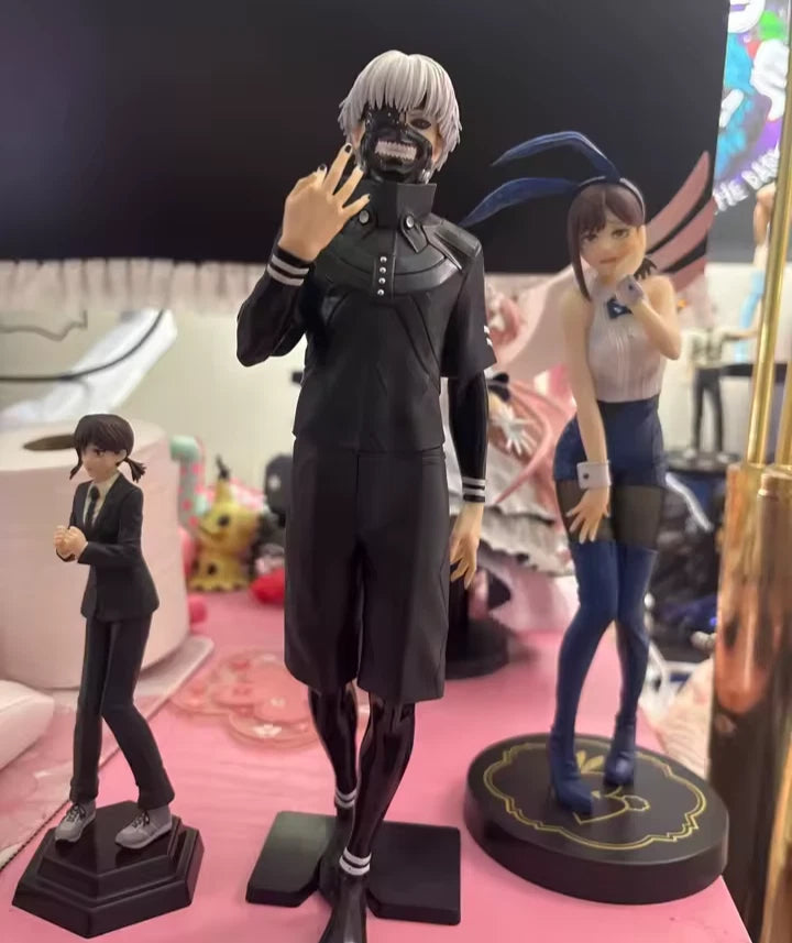 Ken Kaneki Battle Suit Tokyo Ghoul Anime Figure Model Statue PVC 10" [Original]
