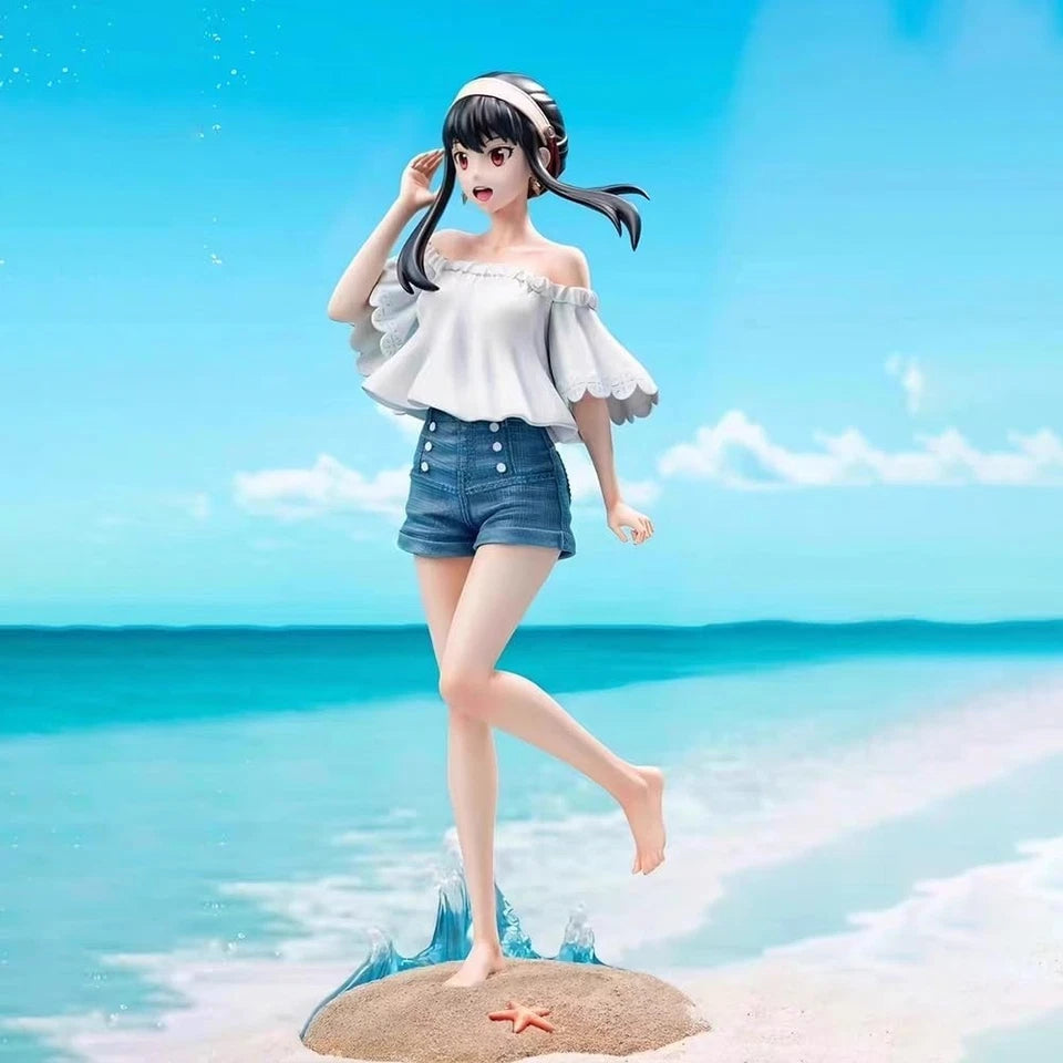Yor Forger Summer Beach Spy × Family Kawaii Anime Figure PVC 11.8" [Boxed]