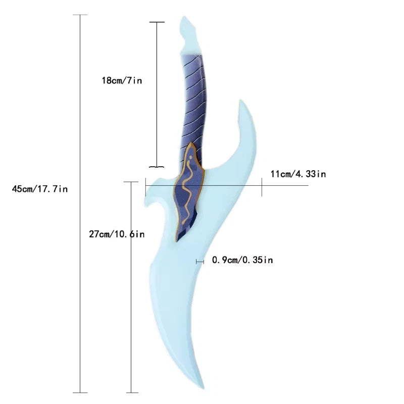 Solo Leveling Sung Jin-woo Dagger Weapon Prop Anime Cosplay Gift Toy Accessory