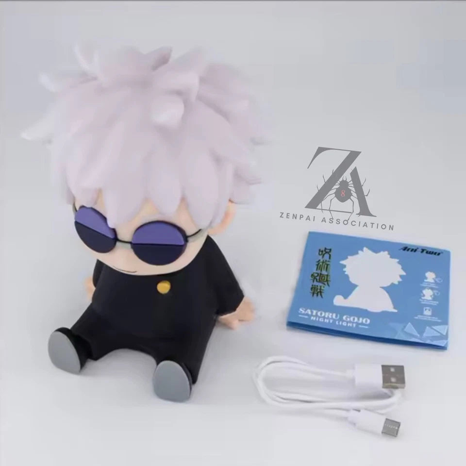 Gojo Jujutsu Kaisen Anime Glow Night Lamp Figure PVC 6.4 in [Boxed : Battery Powered]