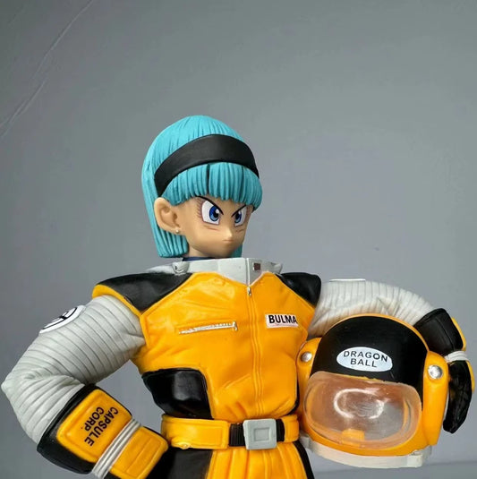 Bulma Space Suit Dragon Ball Z Anime Figure Model Statue PVC 8" [No Box]