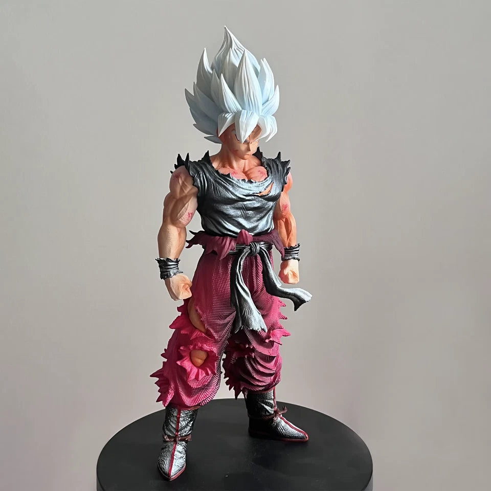 Goku Perfected Ultra Instinct Form Dragon Ball Z Anime Figure PVC 11" [No Box]