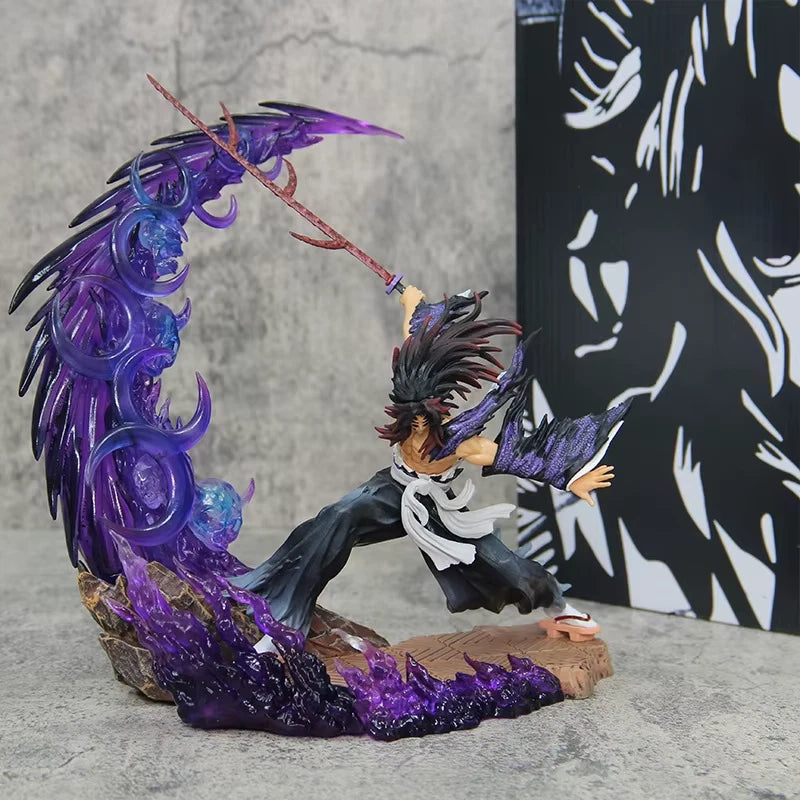 Kokushibo Upper Moon One Demon Slayer Anime Action Figure PVC 8.6" [No Box : Battery Powered]
