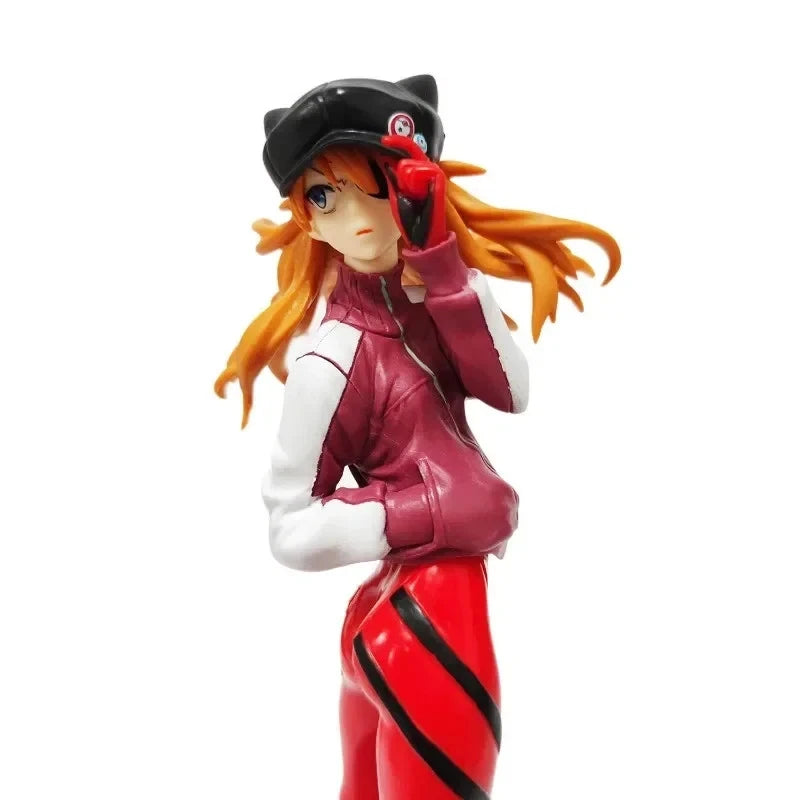 Asuka Sohryu Jersey Ver. Neon Genesis Evangelion Anime Figure Model PVC 8" [Boxed]