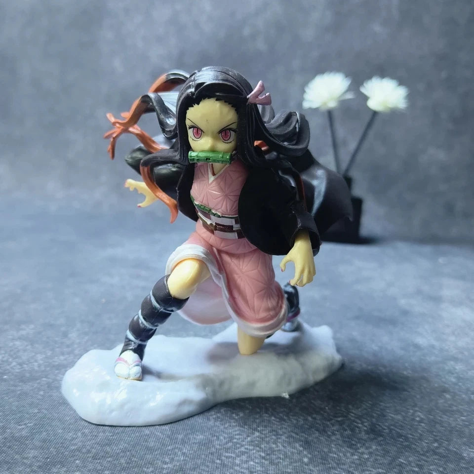 Nezuko Kamado Demon Slayer Collectible Anime Figure Model PVC 5.5" [No Box]