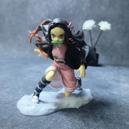 Nezuko Kamado Demon Slayer Collectible Anime Figure Model PVC 5.5" [No Box]