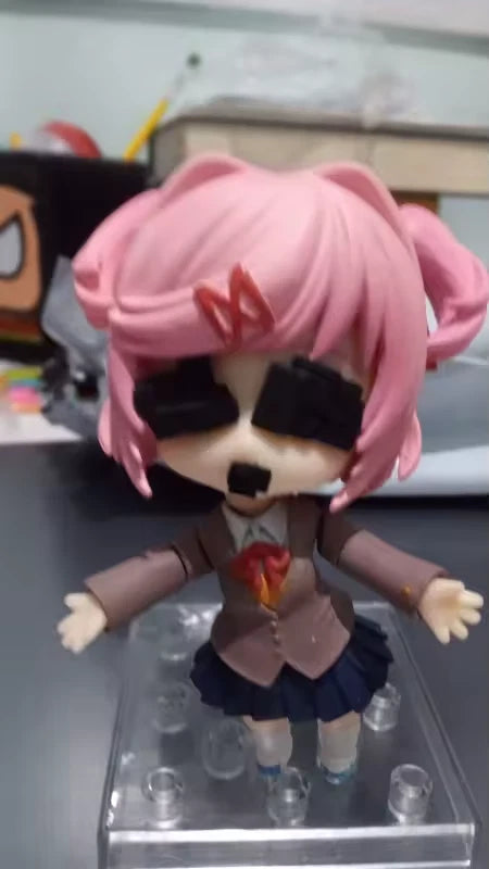 Natsuki Doki Doki Literature Club! Adjustable Kawaii Anime Figure PVC 4" [Boxed]