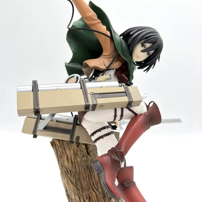Mikasa Ackerman Attack on Titan AoT Anime Collectible Figure PVC 13.7" [Boxed]