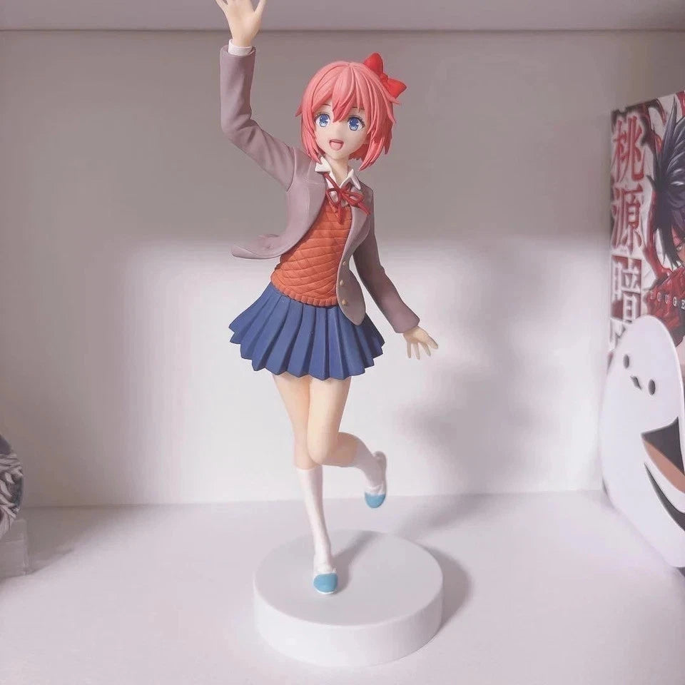Sayori Doki Doki Literature Club! Kawaii Anime Figure Model Statue PVC 6.5" [Boxed]