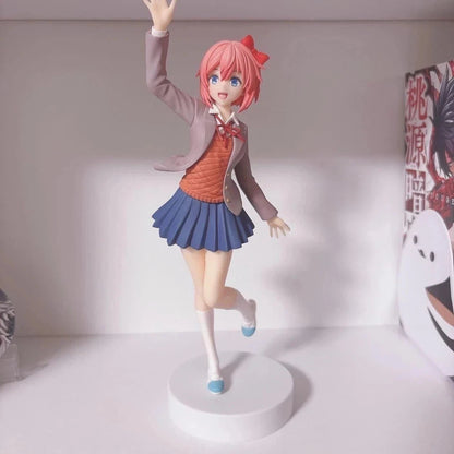 Sayori Doki Doki Literature Club! Kawaii Anime Figure Model Statue PVC 6.5" [Boxed]