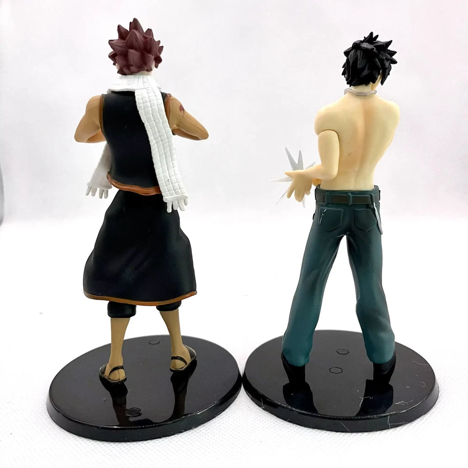 Natsu, Gray, Lucy, Erza Fairy Tail Anime Figure Model Statue PVC 6" [Boxed]