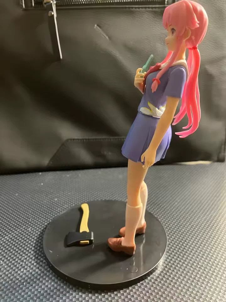 Yuno Gasai Wielding Axe Future Diary: Redial Anime Figure Model PVC 6.5" [Boxed]