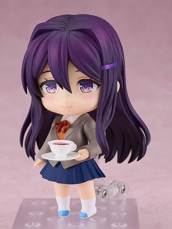 Yuri Doki Doki Literature Club! Adjustable Kawaii Anime Figure PVC 4" [Boxed]