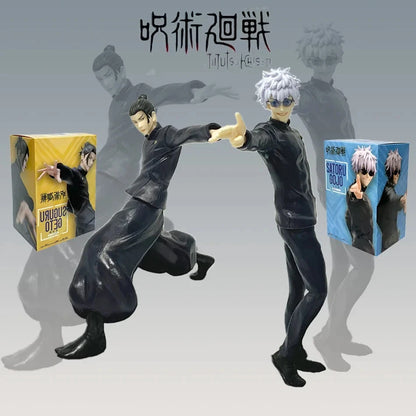 Suguru Geto & Satoru Gojo Jujutsu Kaisen Anime Figure Model Statue PVC 5 - 7" [Boxed]