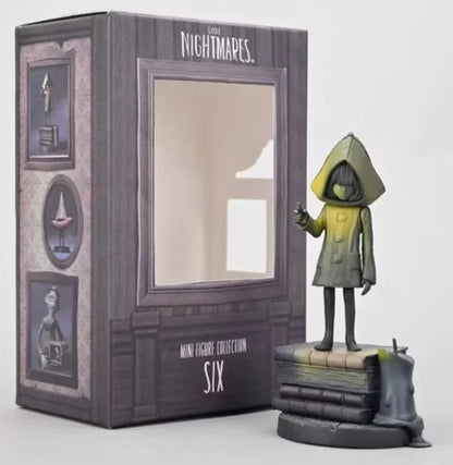 Nome & Six Little Nightmares Collectible Figure Model Statue PVC 3.7" [Boxed]