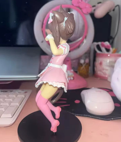 Chocola & Vanilla Maid Outfit Nekopara Anime Figure Model Statue PVC 7" [Boxed]