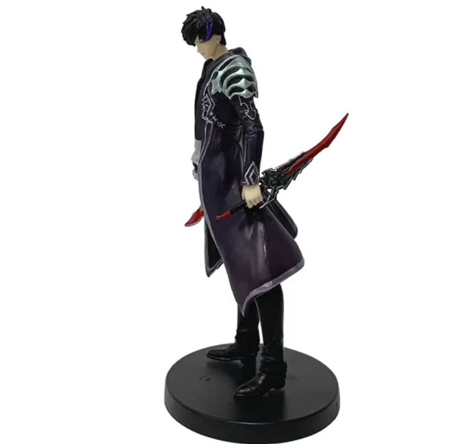 Sung Jin-woo Kamish's Wrath Solo Leveling Anime Figure Model Statue PVC 7" [Boxed]