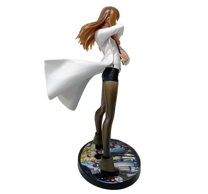 Kurisu Makise Lab Coat Steins;Gate Anime Figure Model Statue PVC 7.5" [Boxed]