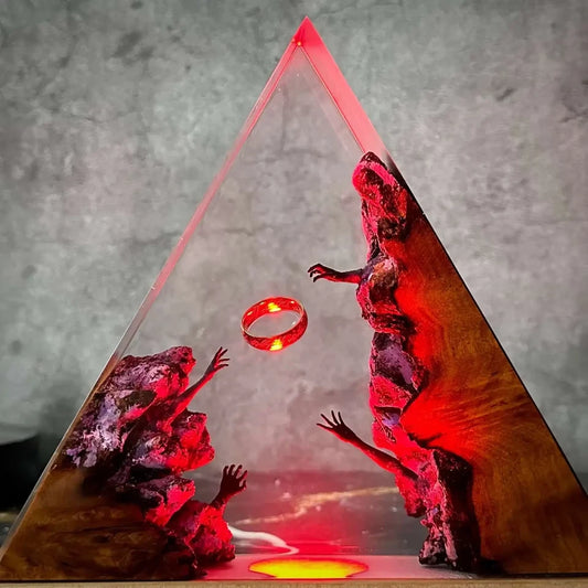 The One Ring The Lord of the Rings Desktop Night Light Lamp Resin