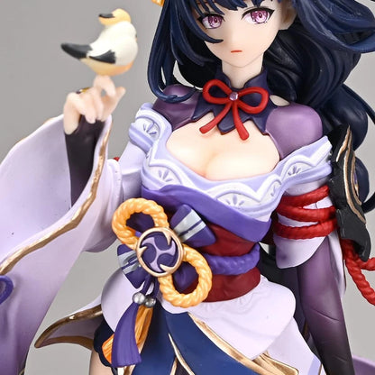 Raiden Shogun Kimono Genshin Impact RPG Kawaii Collectible Figure PVC 8" [Boxed]