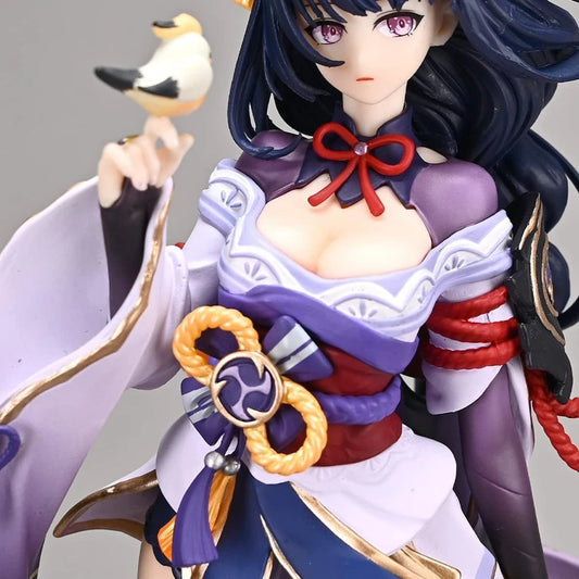 Raiden Shogun Kimono Genshin Impact RPG Kawaii Collectible Figure PVC 8" [Boxed]