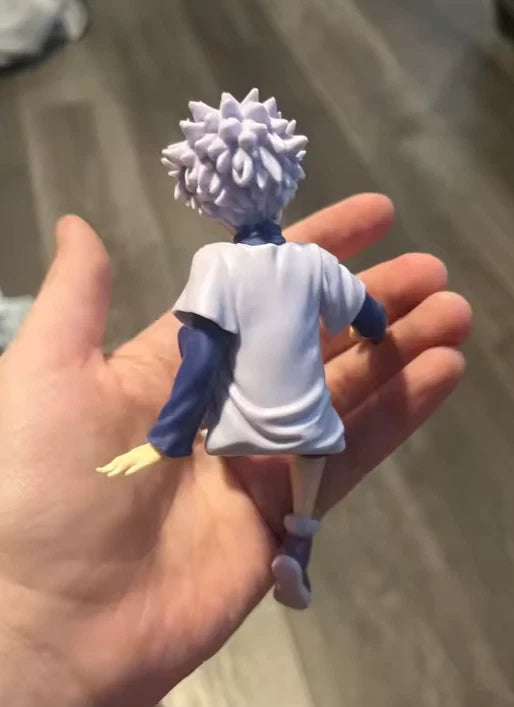 Killua Zoldyck Fist Bump Hunter X Hunter Anime Figure Model PVC 5" [No Box]