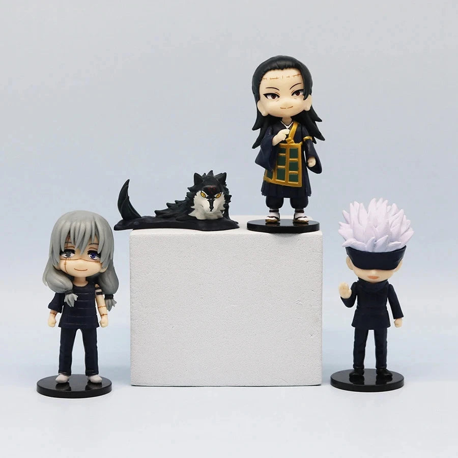 7 PCS Jujutsu Kaisen Anime Collectibles Kawaii Chibi Figurines PVC 3" [No Box]