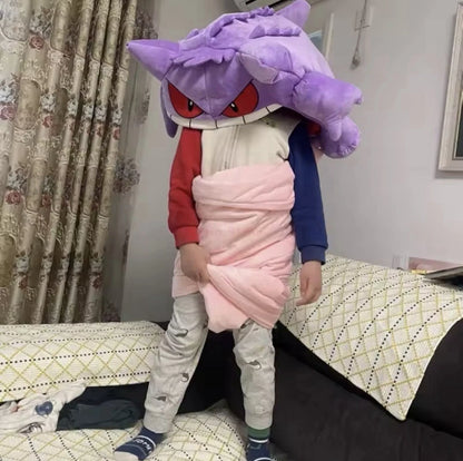 Gengar Tongue Sleeping Bag Therapy Buddy Plush 22 x 25" [Tongue length: 4.2 ft]