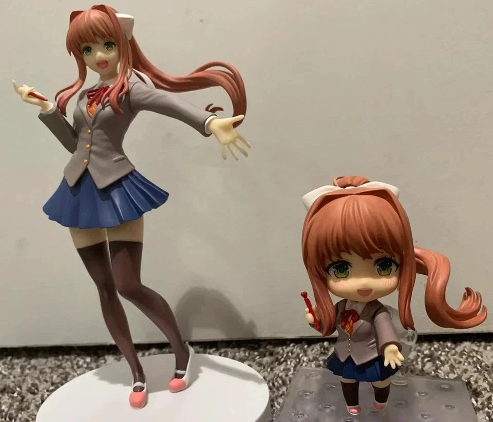 Monika Doki Doki Literature Club! Kawaii Anime Figure Model Statue PVC 7" [Boxed]
