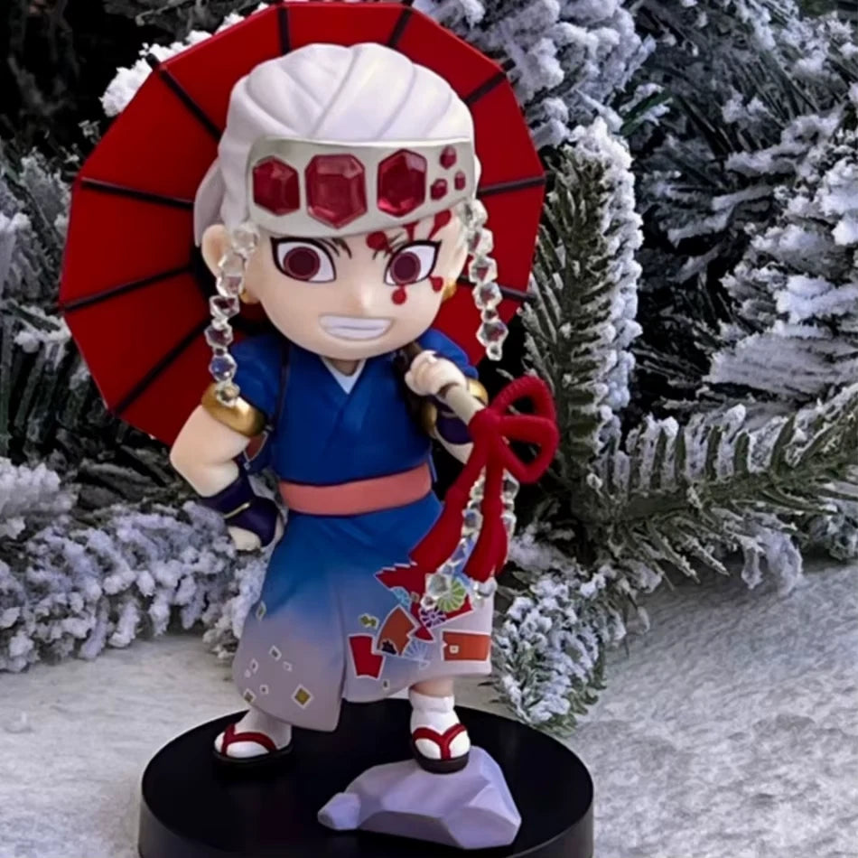 Tanjiro, Nezuko, Muichiro, Zenitsu, Mitsuri, Tengen Demon Slayer Collectible Anime Figure PVC 4.5" [Boxed]