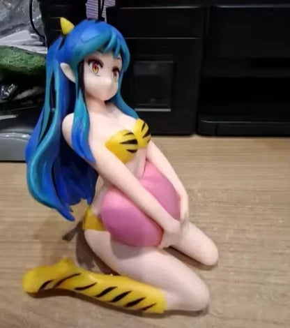 Lum Invader Relax Time Urusei Yatsura Desktop Anime Figure Model PVC 4.7" [No Box]