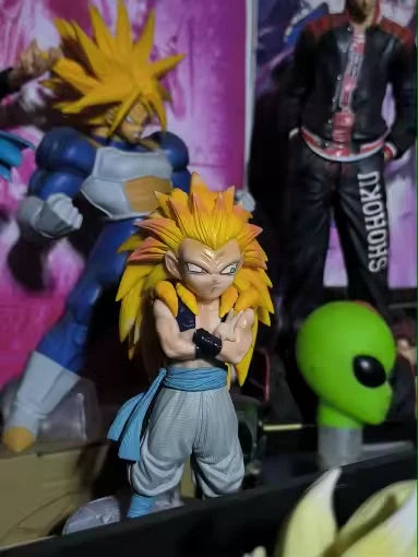 Gotenks Super Saiyan 3 Dragon Ball Z Anime Collectible Figure  PVC 6.6" [No Box]