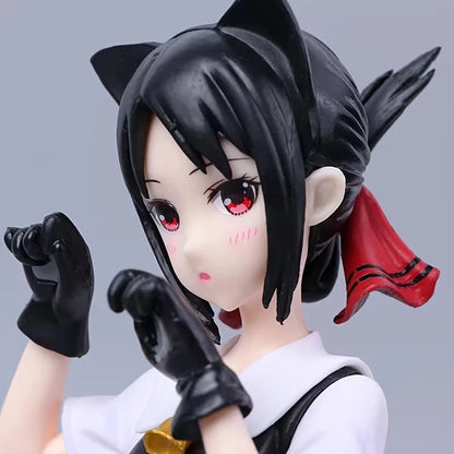 Kaguya Shinomiya & Chika Fujiwara Neko Love is War Anime Figure PVC 8.5" [No Box]