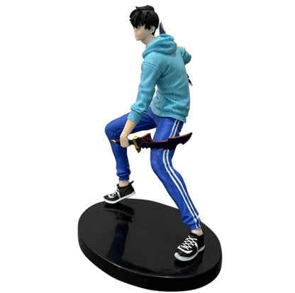 Sung Jin-woo Dual Daggers Solo Leveling Anime Figure Model Statue PVC 6.6" [Boxed]