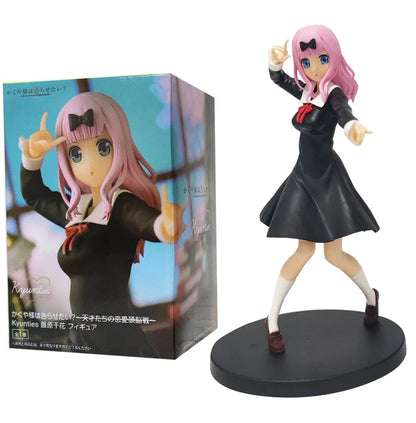 Kaguya Shinomiya & Chika Fujiwara Love is War Kawaii Anime Figure PVC 7" [Boxed]
